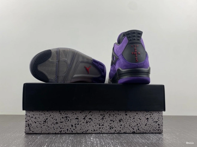 Bmlin Scott Jordan Air 4 x Suede Purple Travis 0720